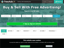 Tablet Screenshot of freeadsuk.co.uk
